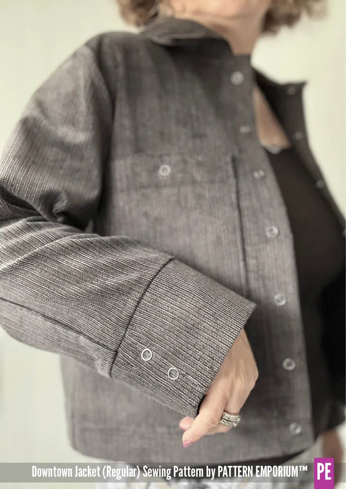 Downtown Jacket | Regular Fit Sewing Pattern