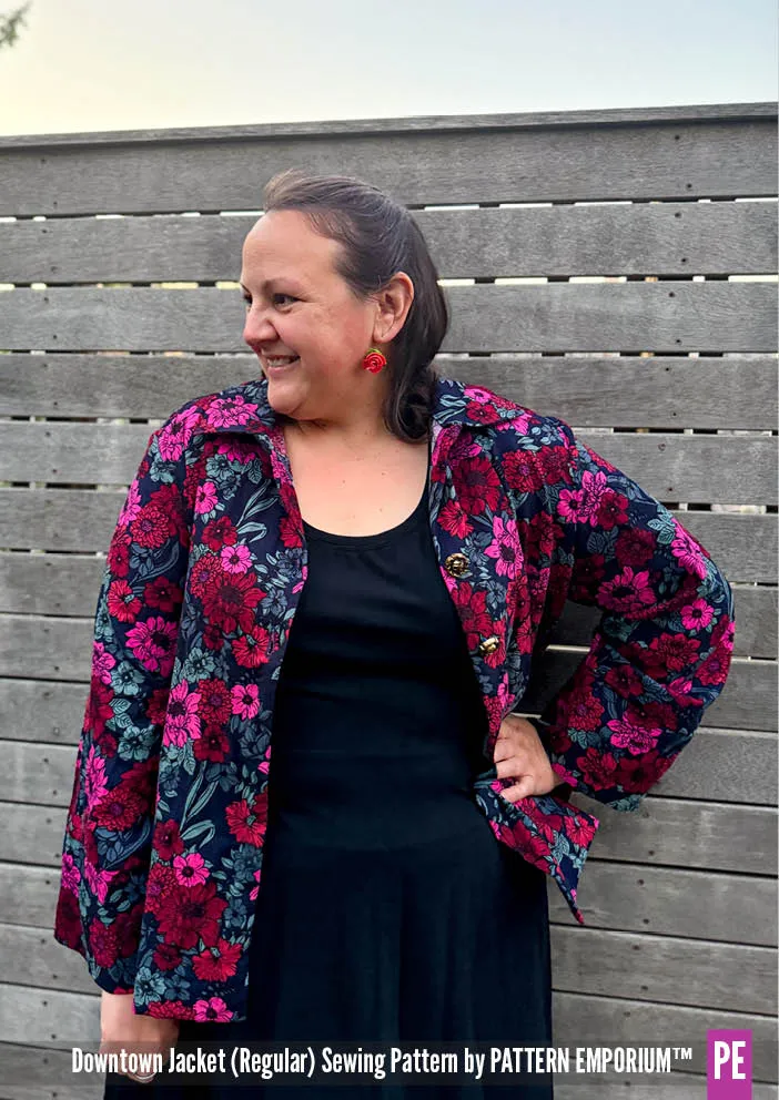 Downtown Jacket | Regular Fit Sewing Pattern