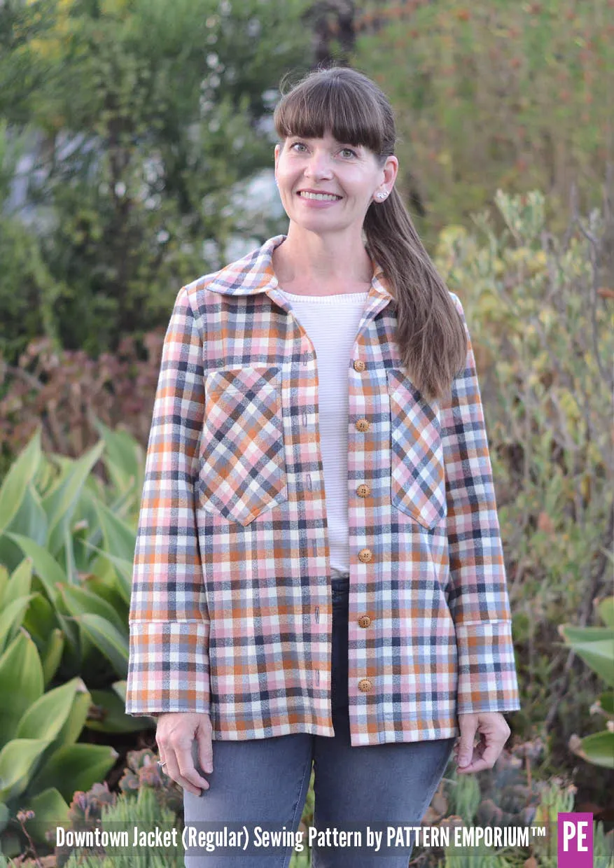 Downtown Jacket | Regular Fit Sewing Pattern