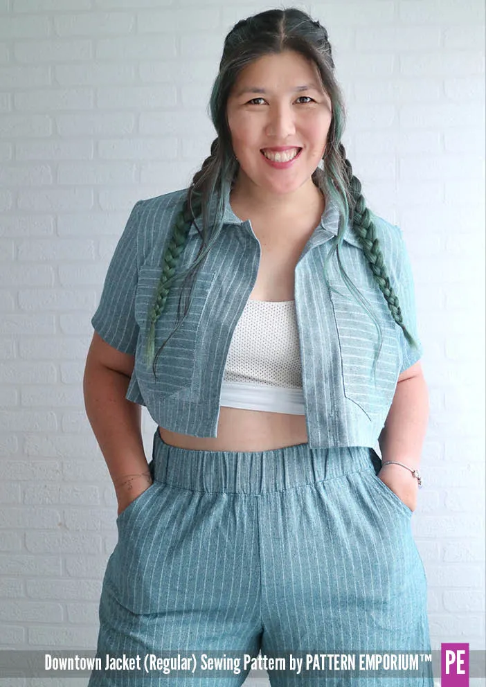 Downtown Jacket | Regular Fit Sewing Pattern