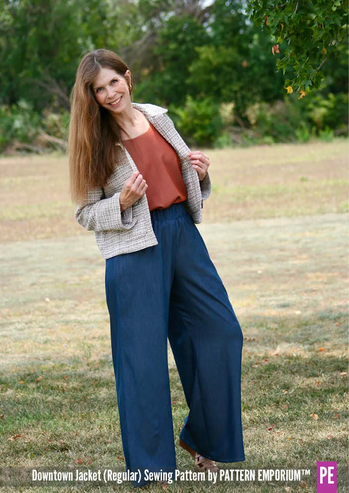 Downtown Jacket | Regular Fit Sewing Pattern