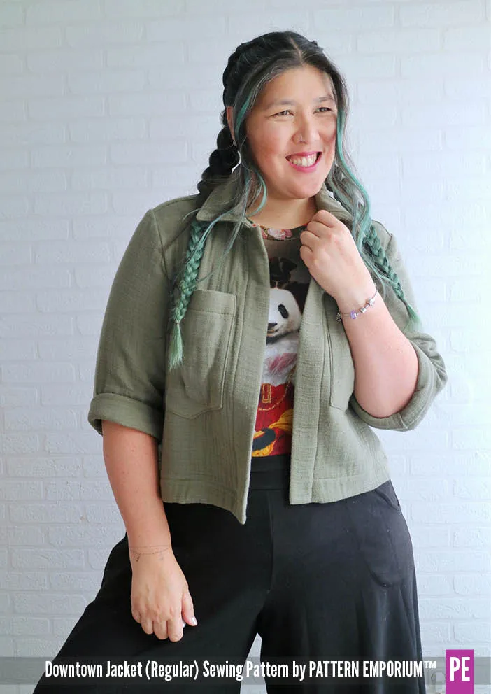 Downtown Jacket | Regular Fit Sewing Pattern