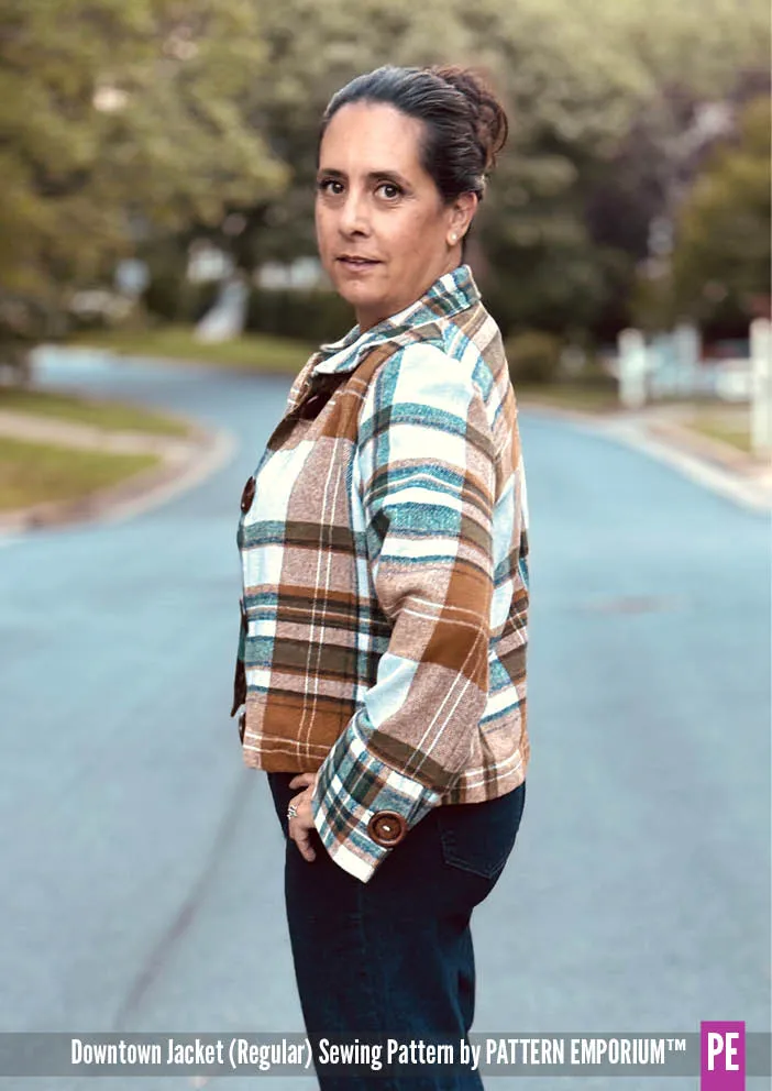 Downtown Jacket | Regular Fit Sewing Pattern