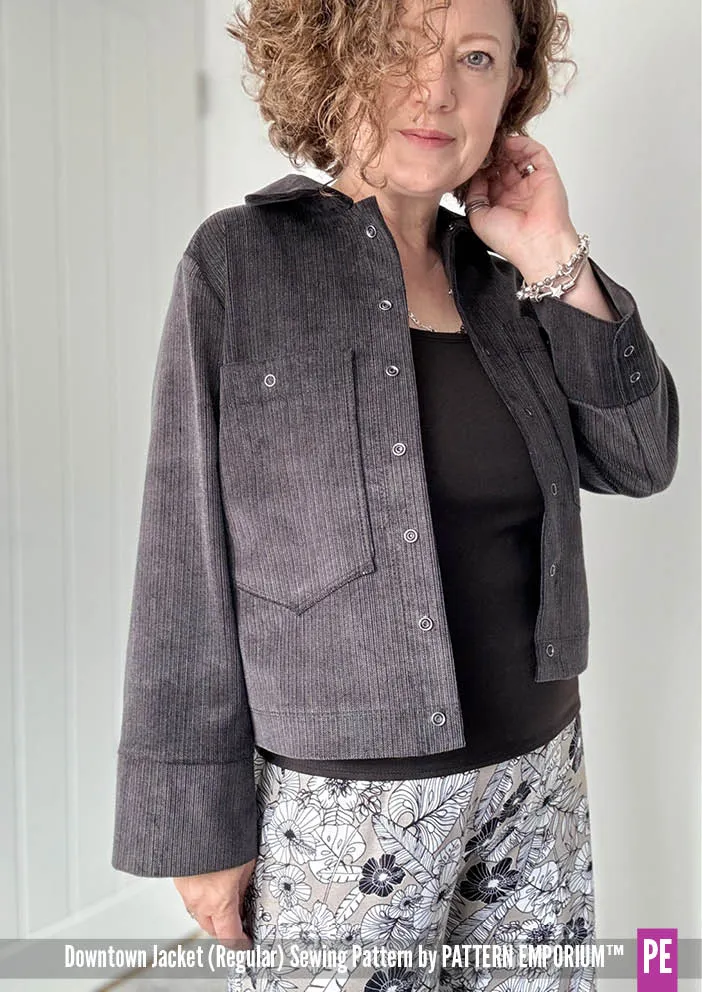 Downtown Jacket | Regular Fit Sewing Pattern