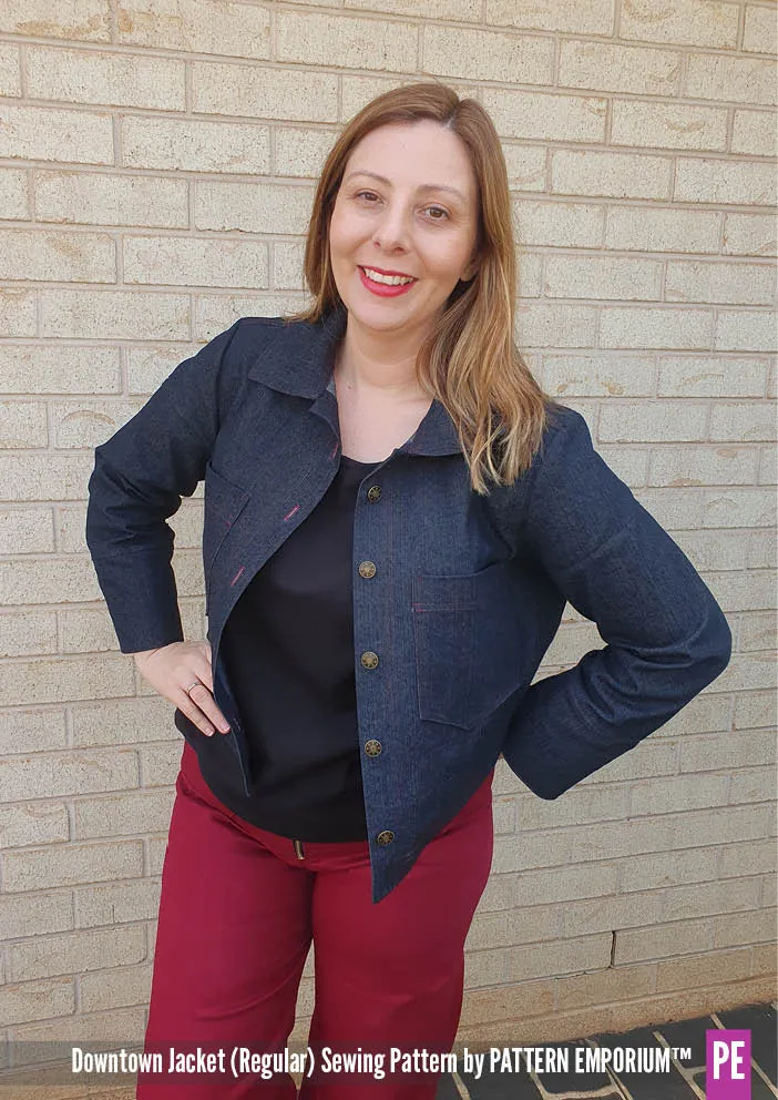 Downtown Jacket | Regular Fit Sewing Pattern