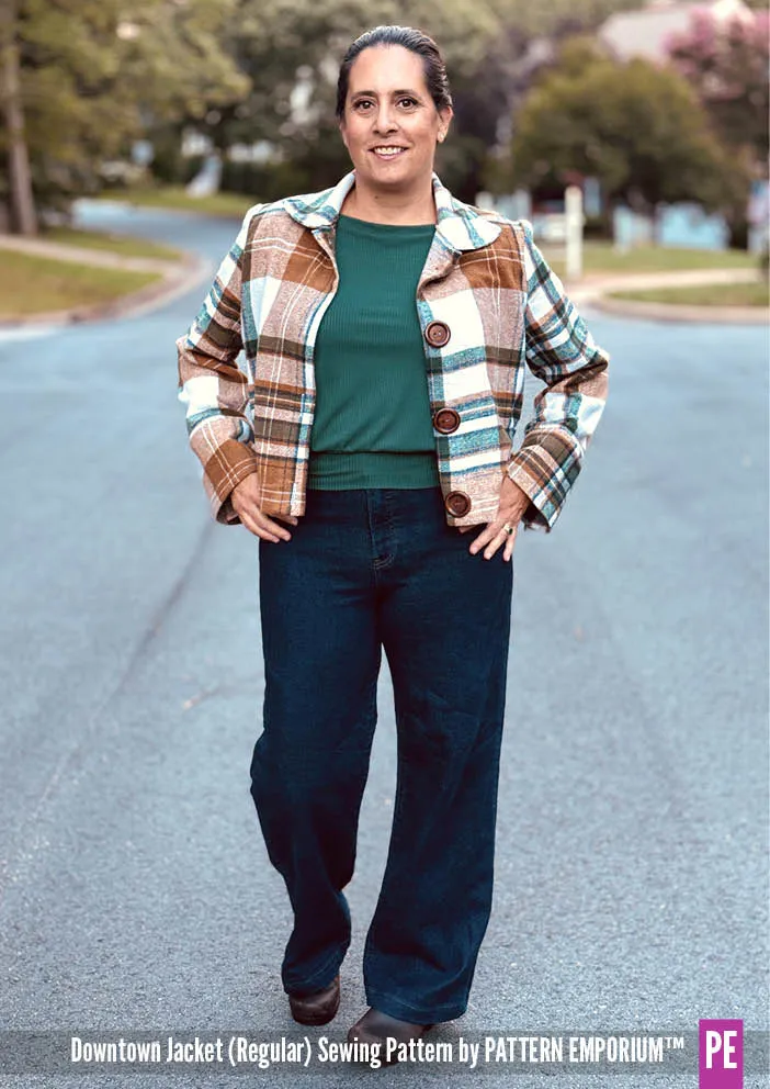 Downtown Jacket | Regular Fit Sewing Pattern