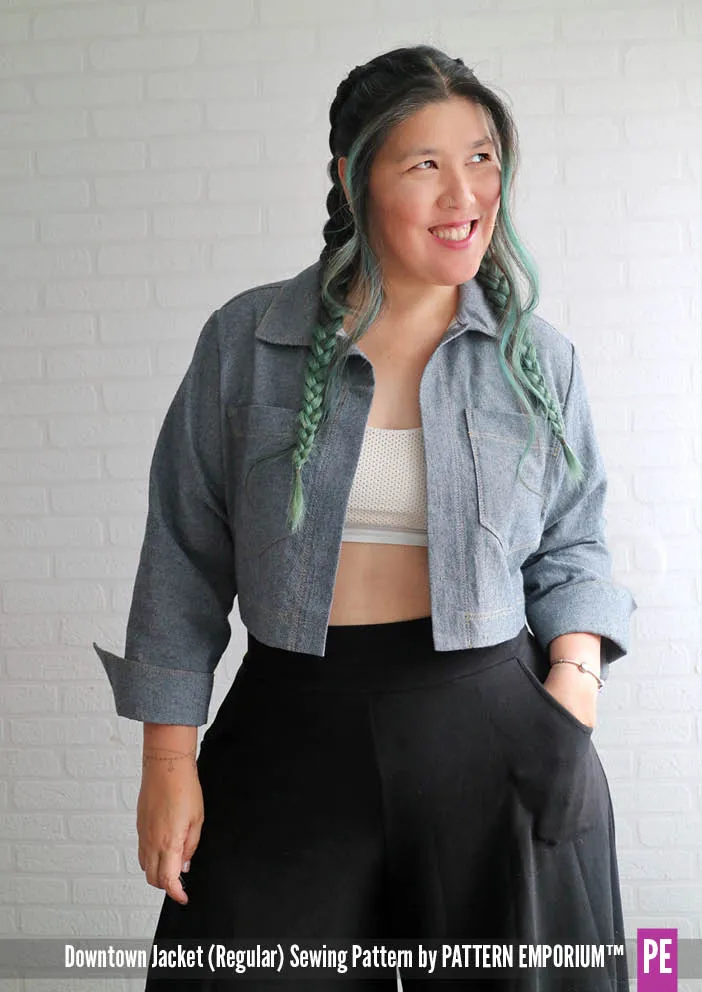 Downtown Jacket | Regular Fit Sewing Pattern