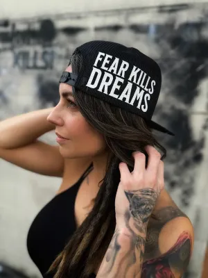 DREAMS SIDE STYLE BLACK HAT