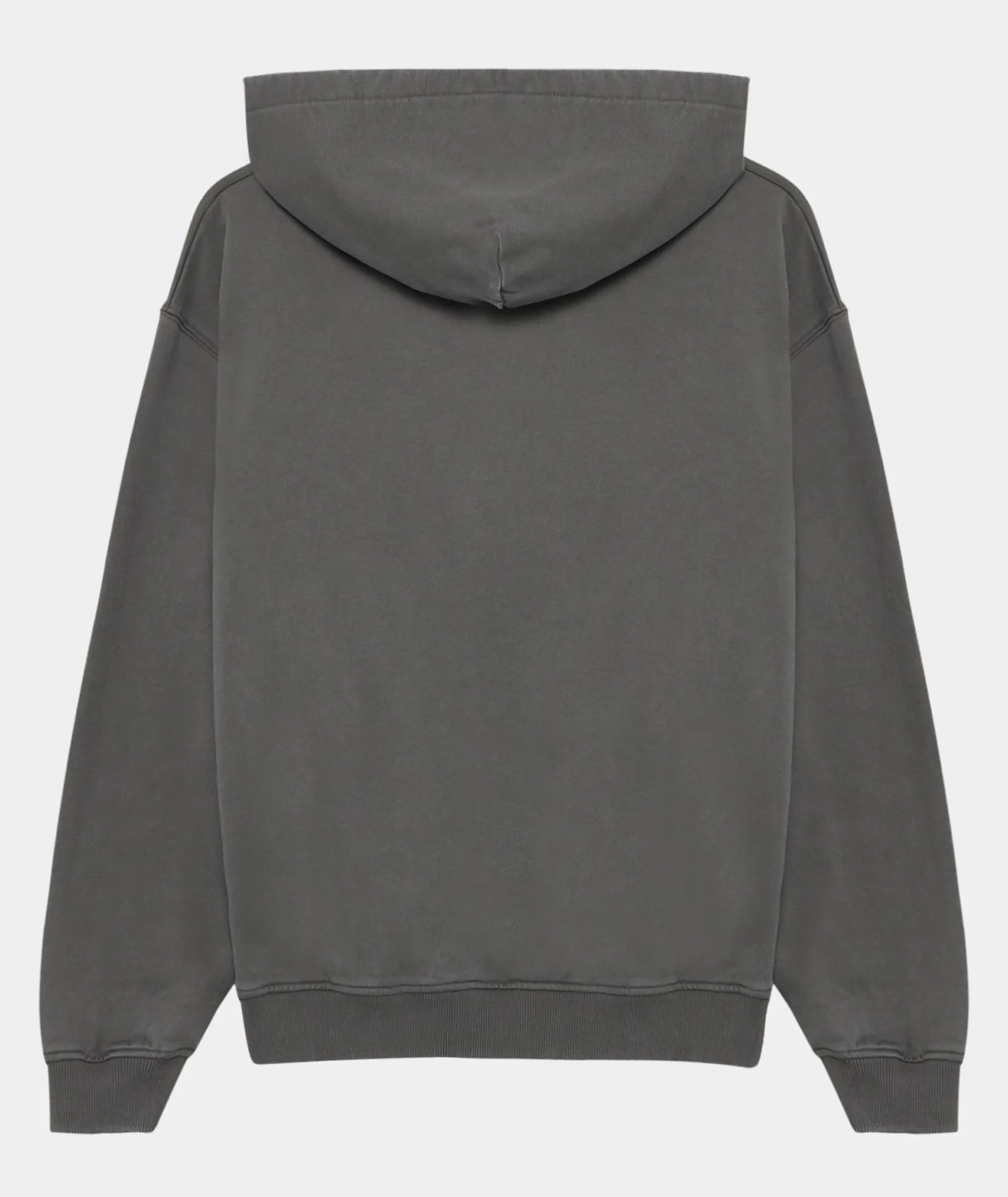 Drop Shoulder Hoodie - Acid Grey