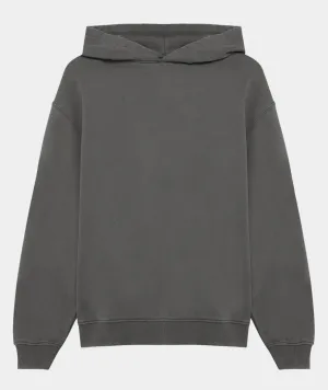 Drop Shoulder Hoodie - Acid Grey