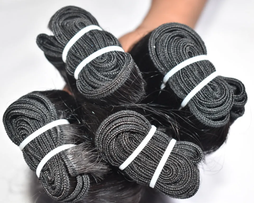 Dye Black 18" inch Straight hair 1 bundle