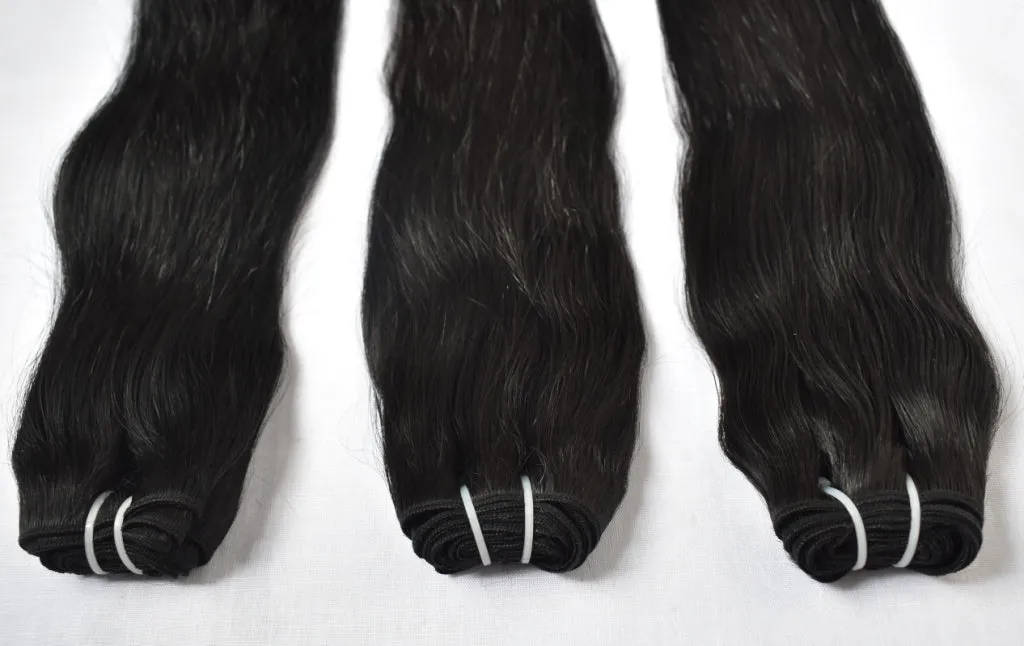 Dye Black 28" inch Straight hair 1 bundle
