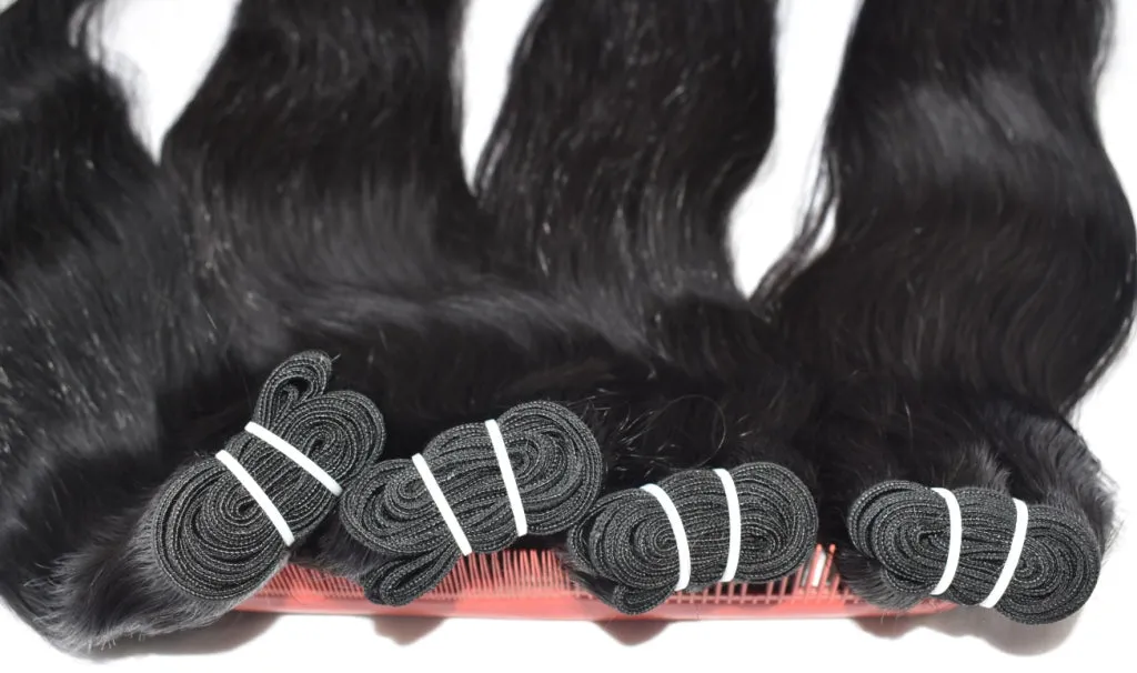 Dye Black 28" inch Straight hair 1 bundle