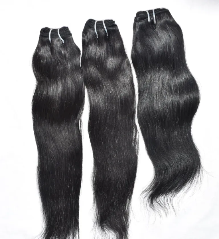 Dye Black 28" inch Straight hair 1 bundle