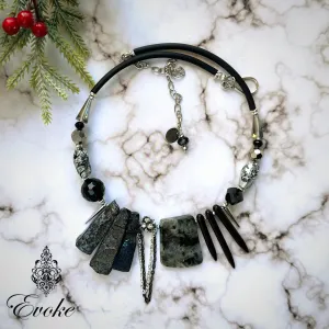 Edgy Black Necklace