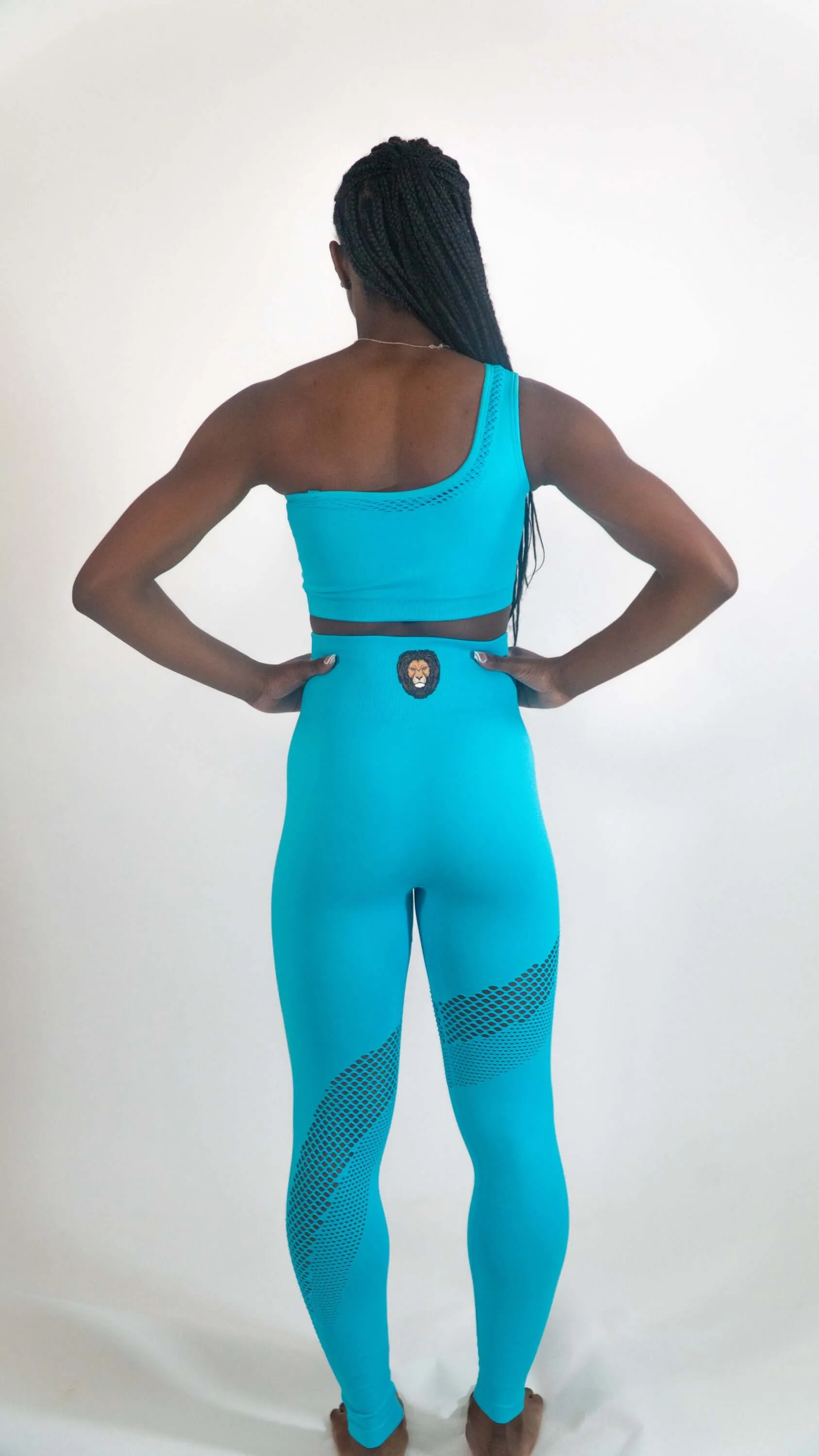 Edgy Leggings Aqua