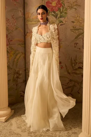 EDGY SHARARA JACKET SET
