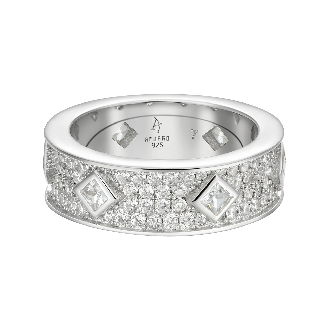 Edgy Square Band Ring