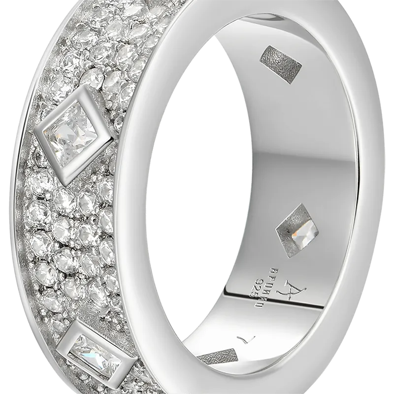 Edgy Square Band Ring