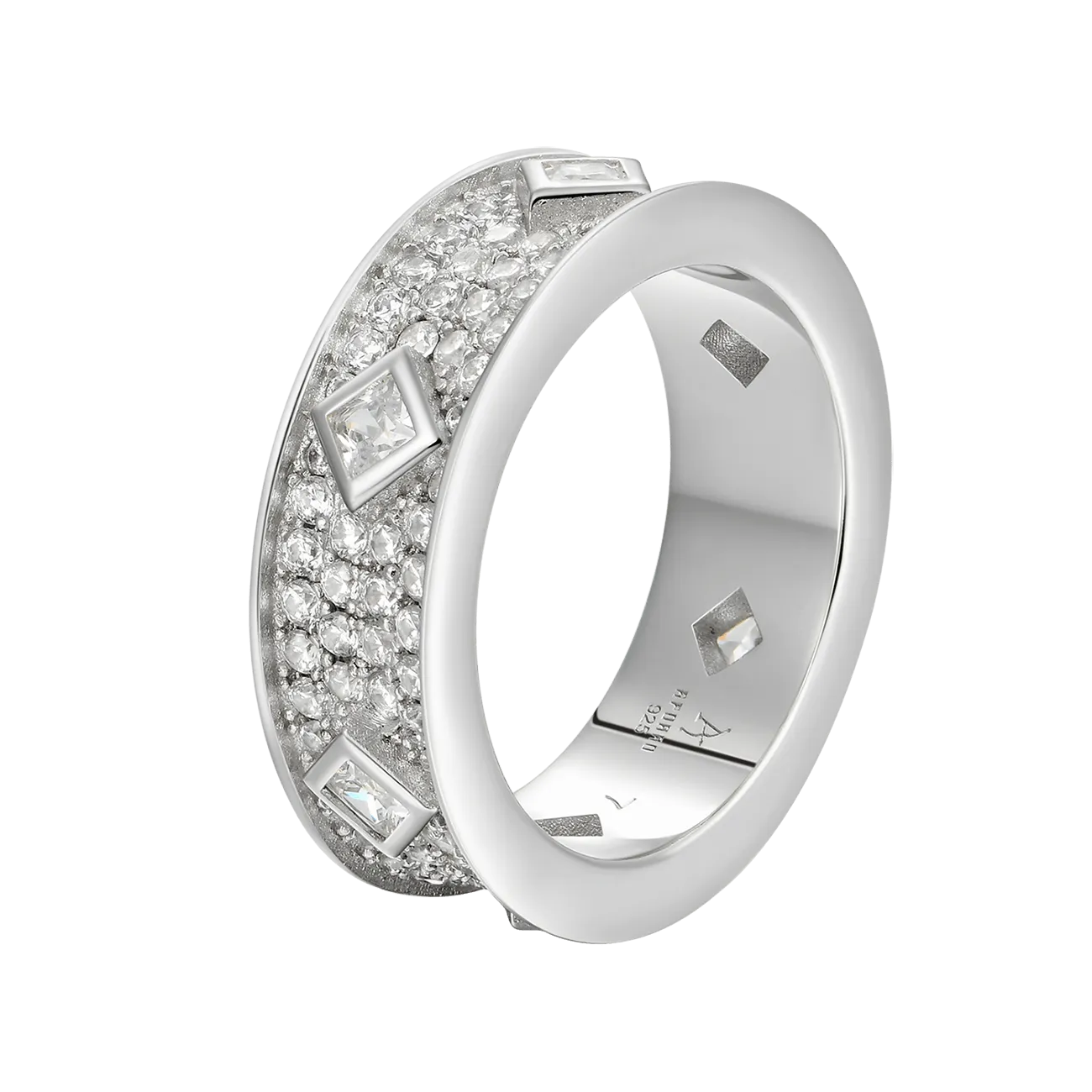Edgy Square Band Ring
