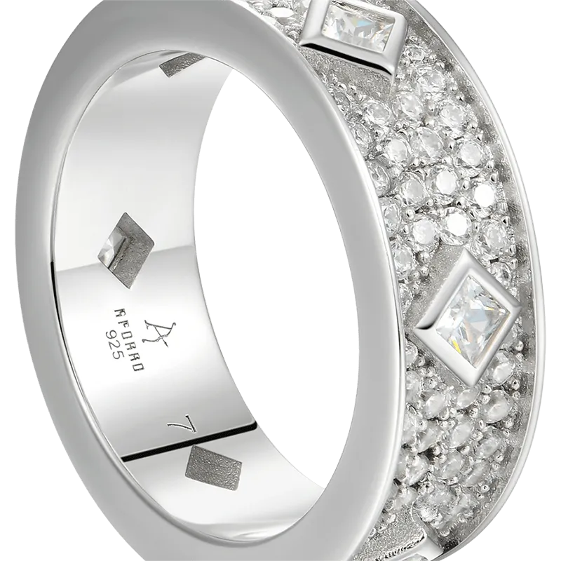 Edgy Square Band Ring