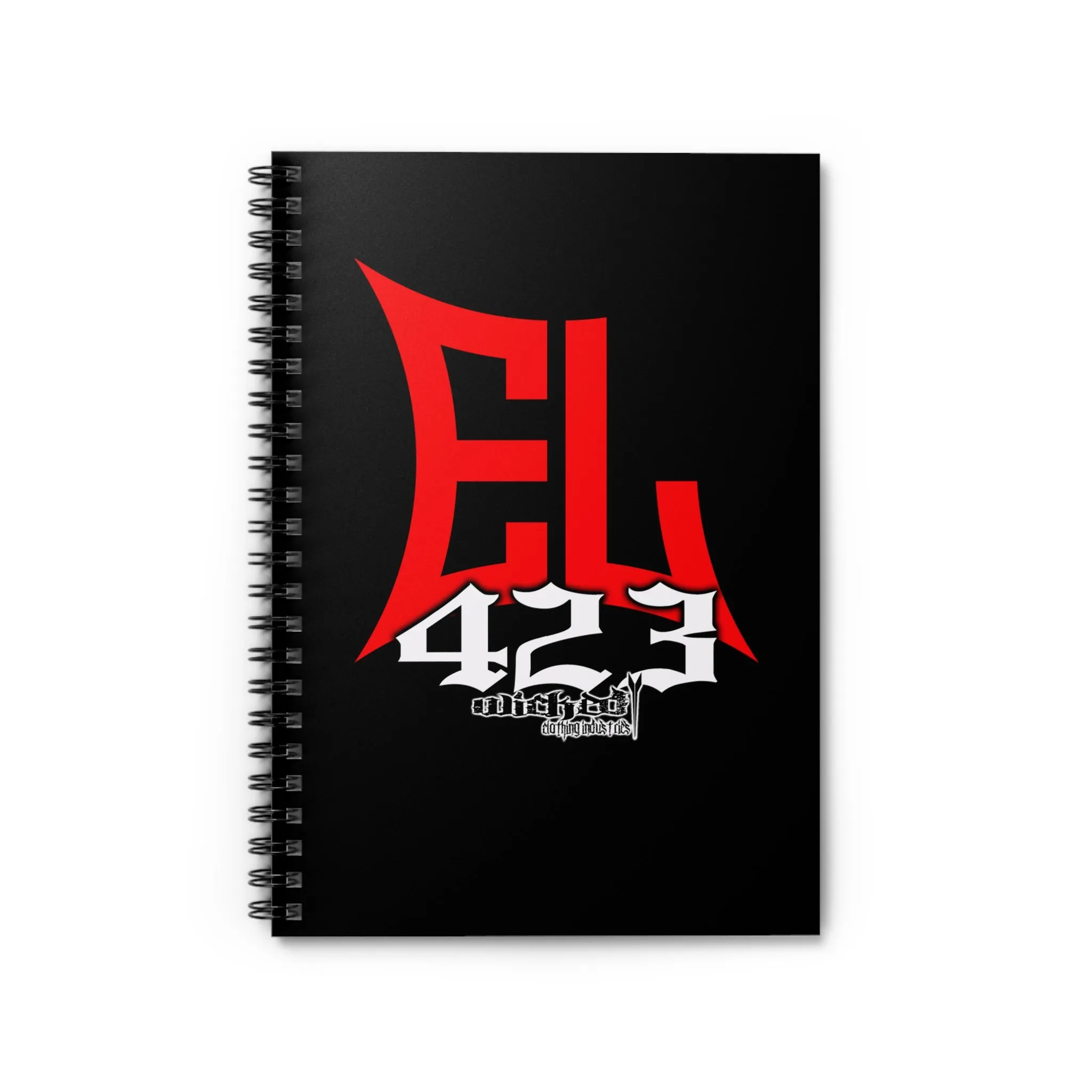 EL423 Bold Red//Spiral Notebook - Ruled Line