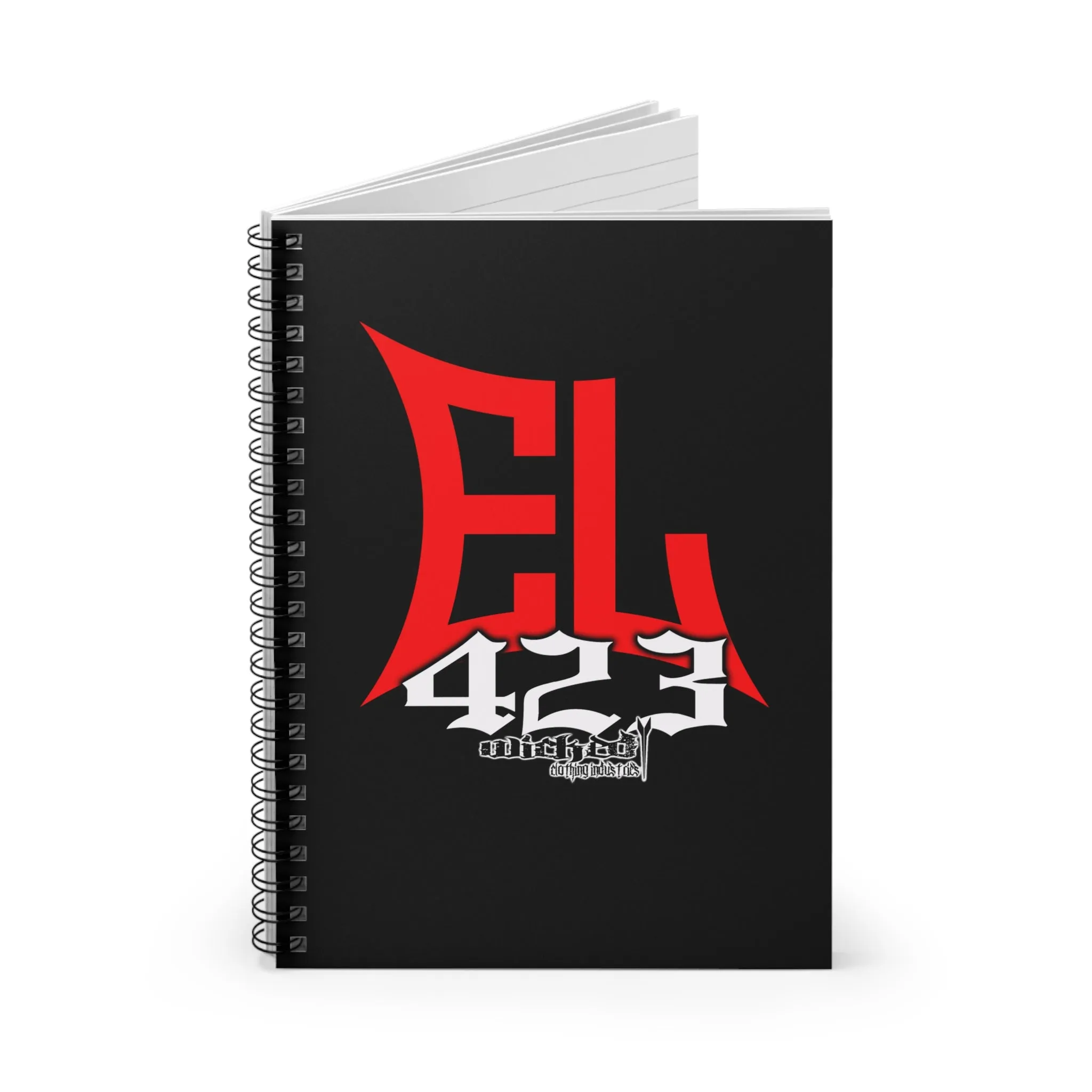 EL423 Bold Red//Spiral Notebook - Ruled Line
