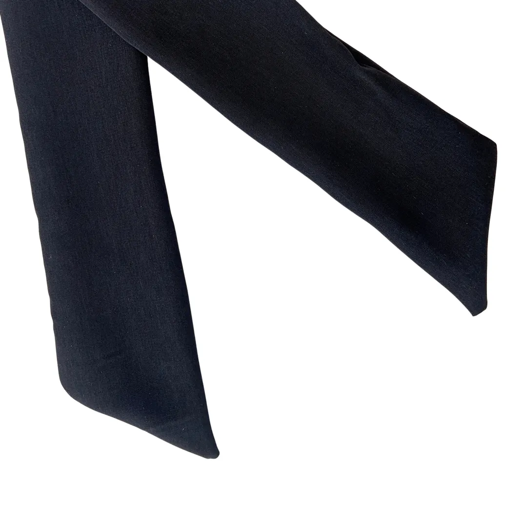Elastic Tie Headband - Black