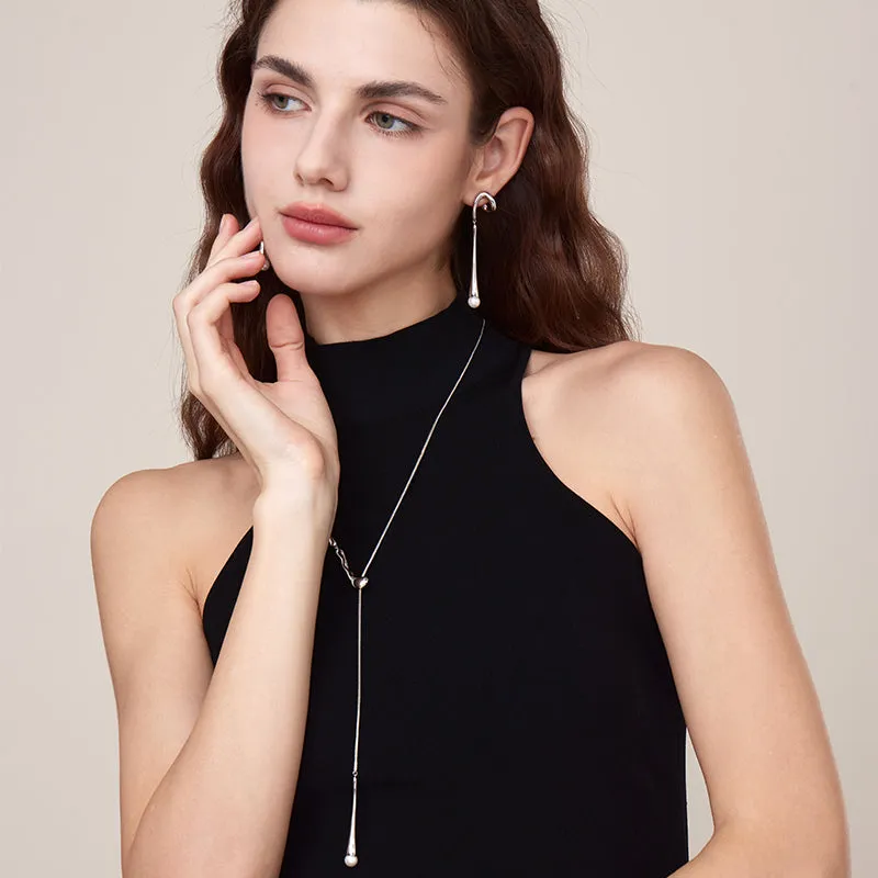 Elsa Waterdrop Long Necklace