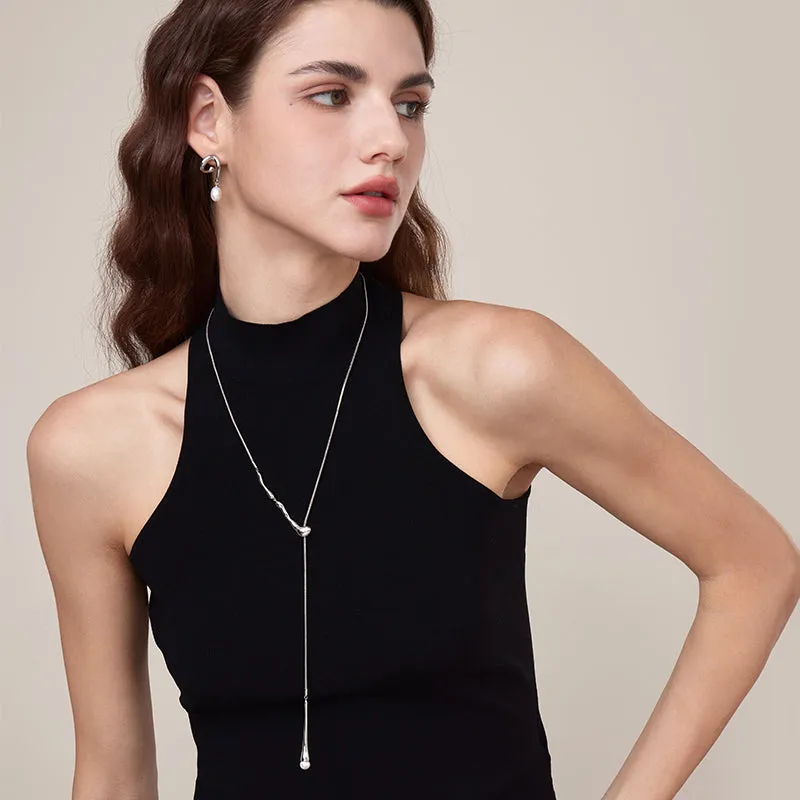 Elsa Waterdrop Long Necklace