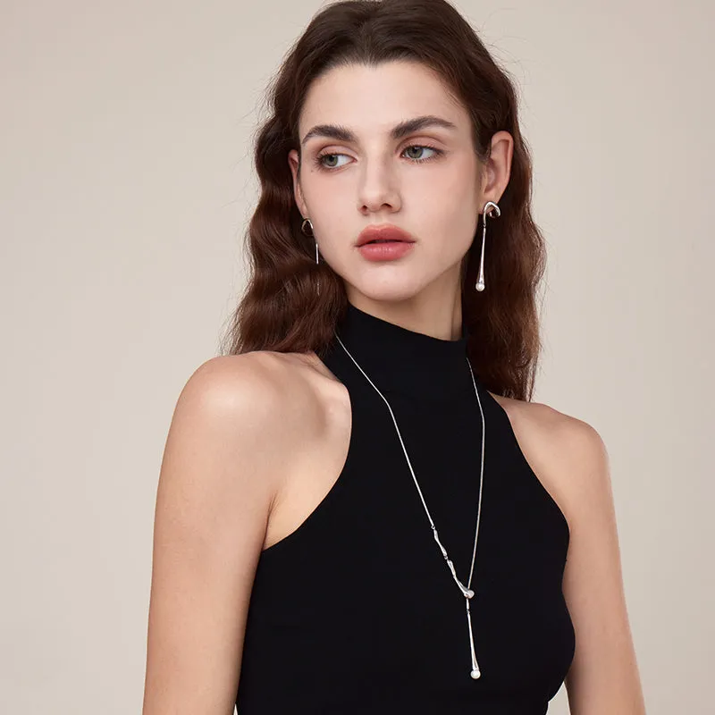 Elsa Waterdrop Long Necklace