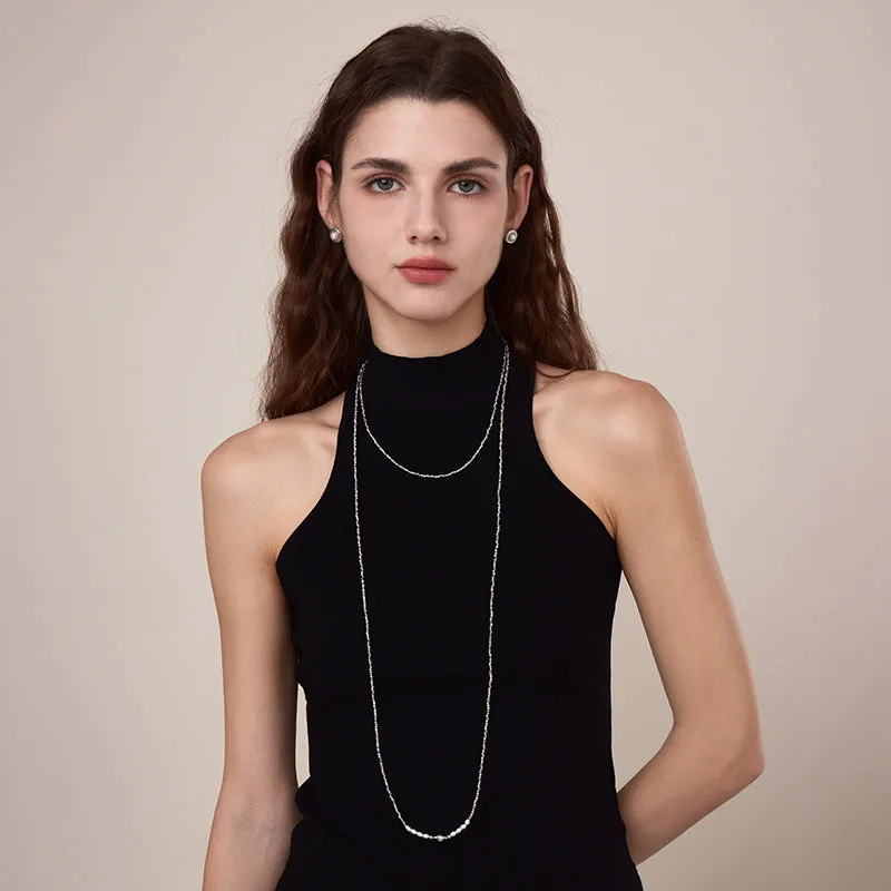 Elsa Wave Long Necklace