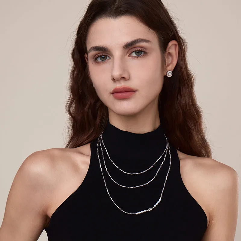 Elsa Wave Long Necklace