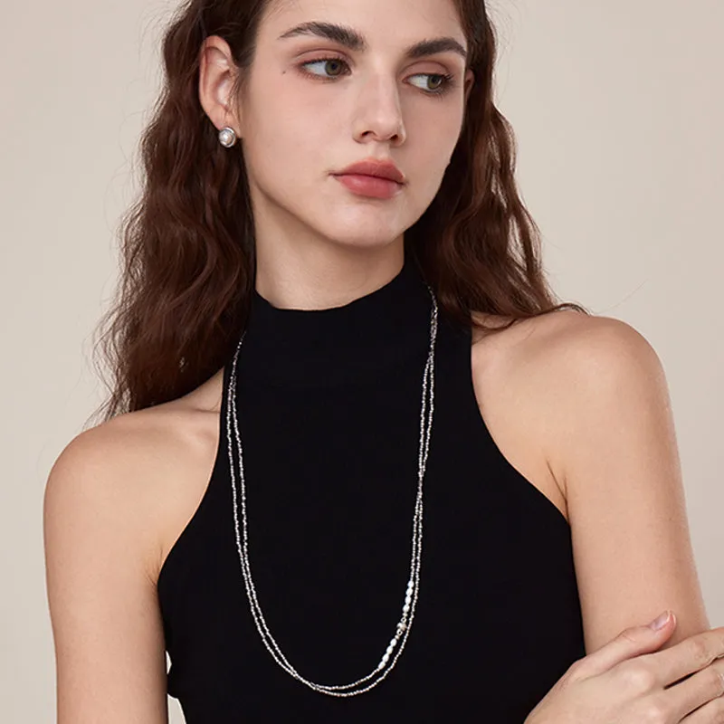 Elsa Wave Long Necklace