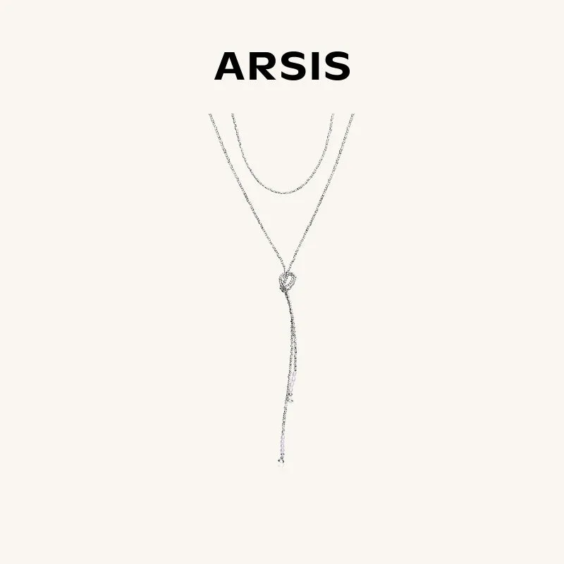 Elsa Wave Long Necklace
