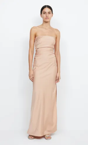 ETERNITY STRAPLESS MAXI  - ROSE GOLD