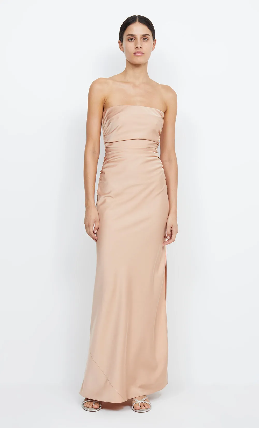 ETERNITY STRAPLESS MAXI  - ROSE GOLD