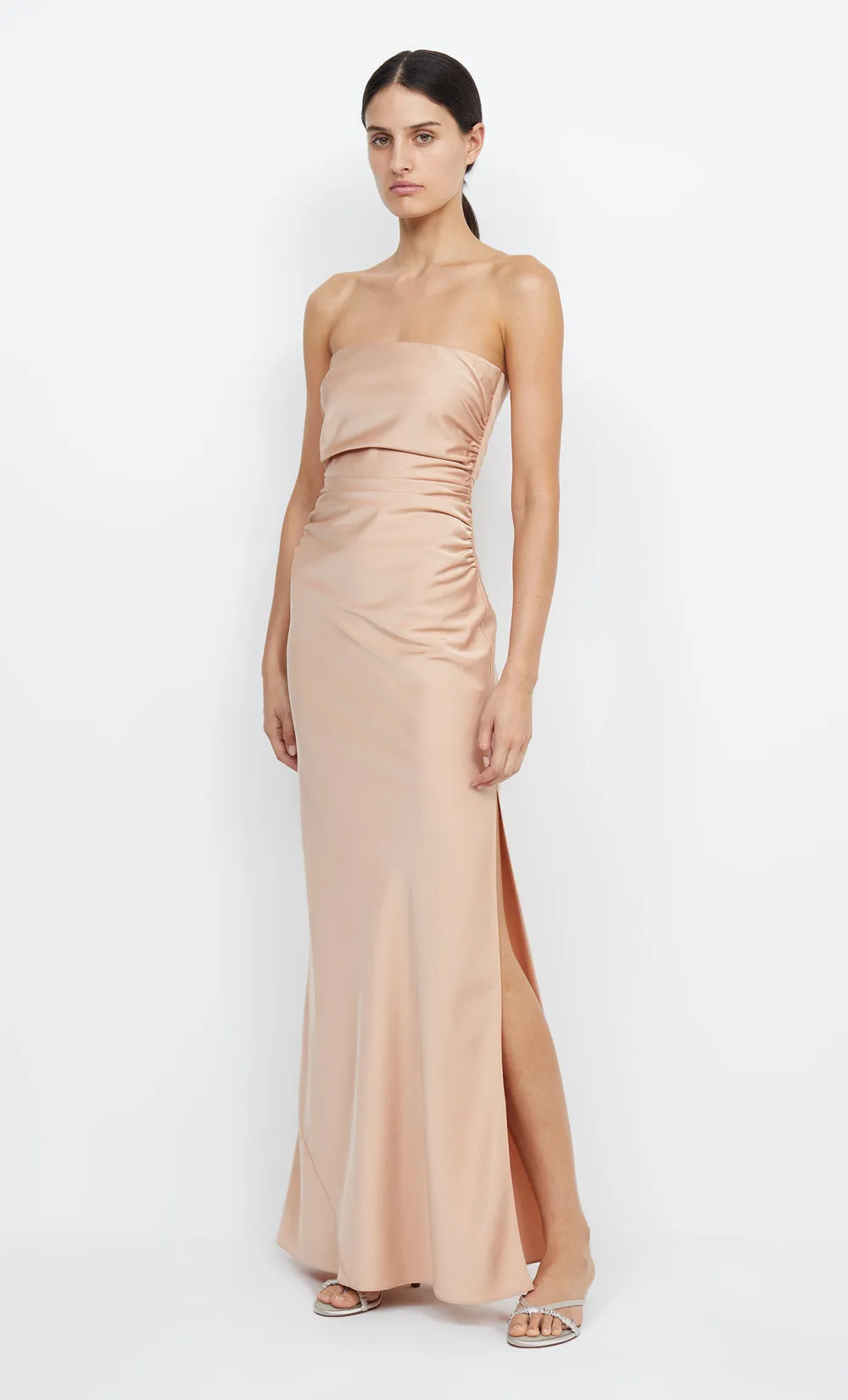 ETERNITY STRAPLESS MAXI  - ROSE GOLD