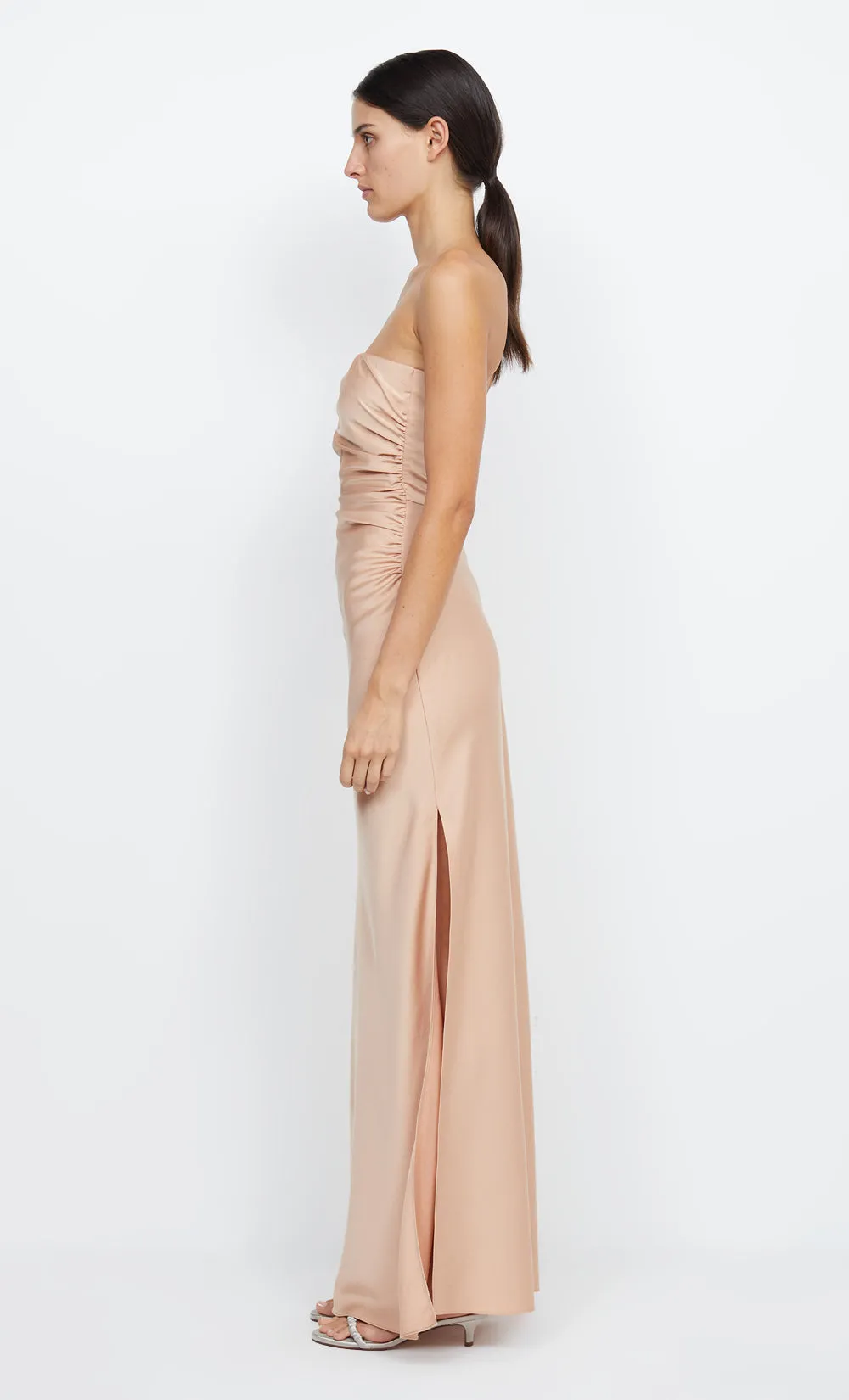 ETERNITY STRAPLESS MAXI  - ROSE GOLD