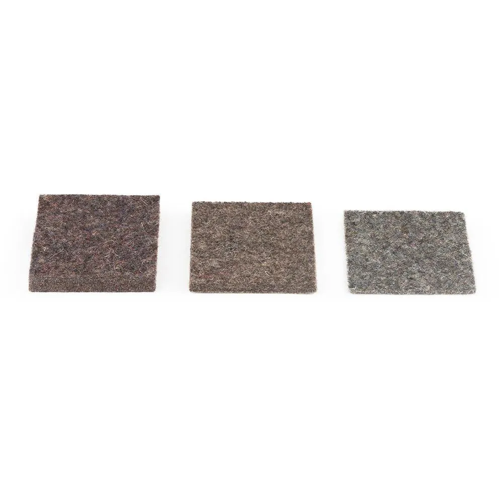 F-15 Industrial Felt Samples - 1/8" 1/4" 1/2" Thick