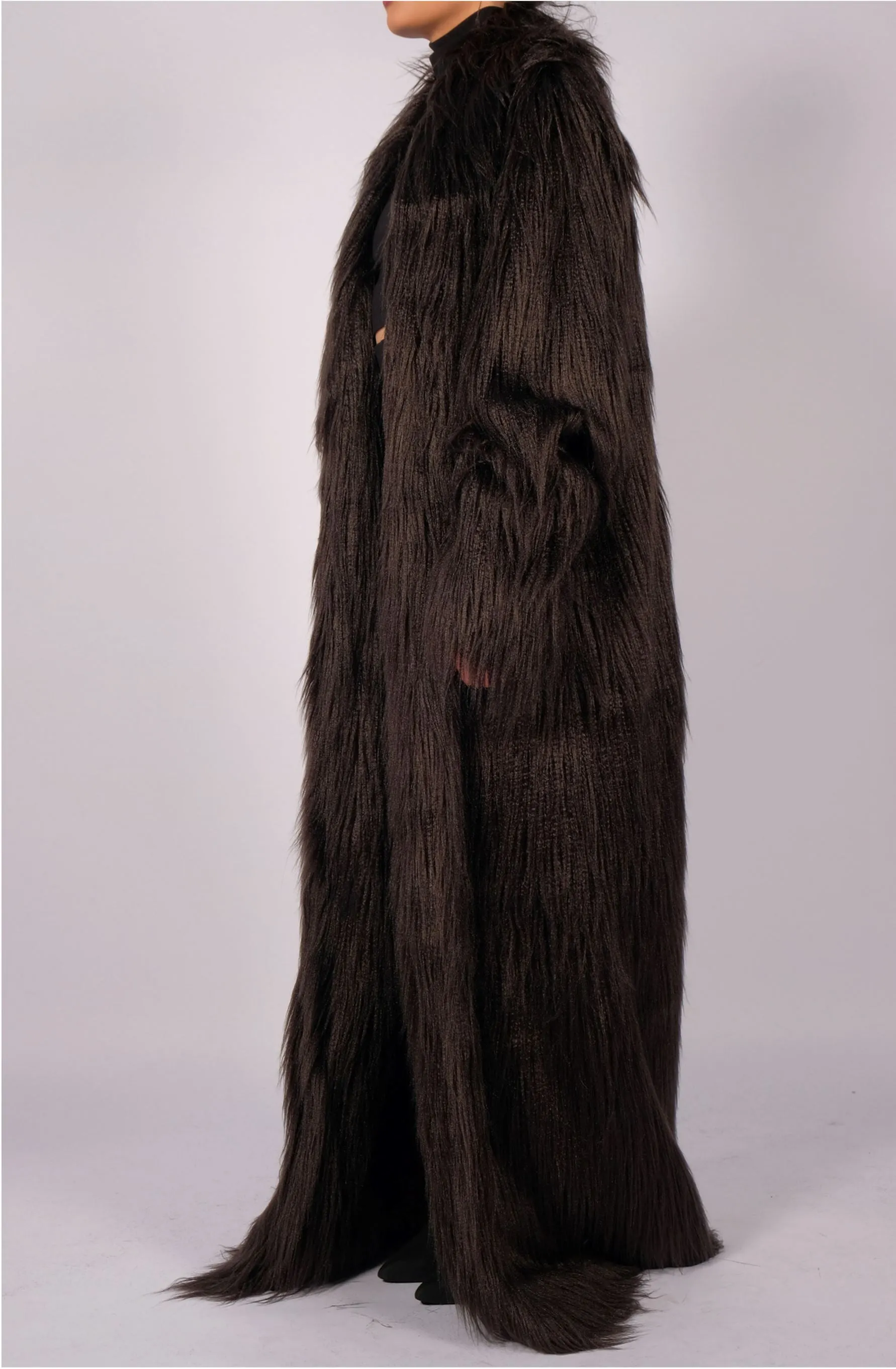 Faux Fur Maxi Coat