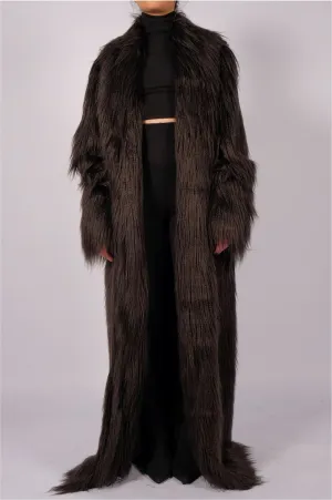 Faux Fur Maxi Coat