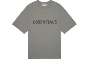 Fear of God Essentials Boxy Tee Appliqué Logo Charcoal