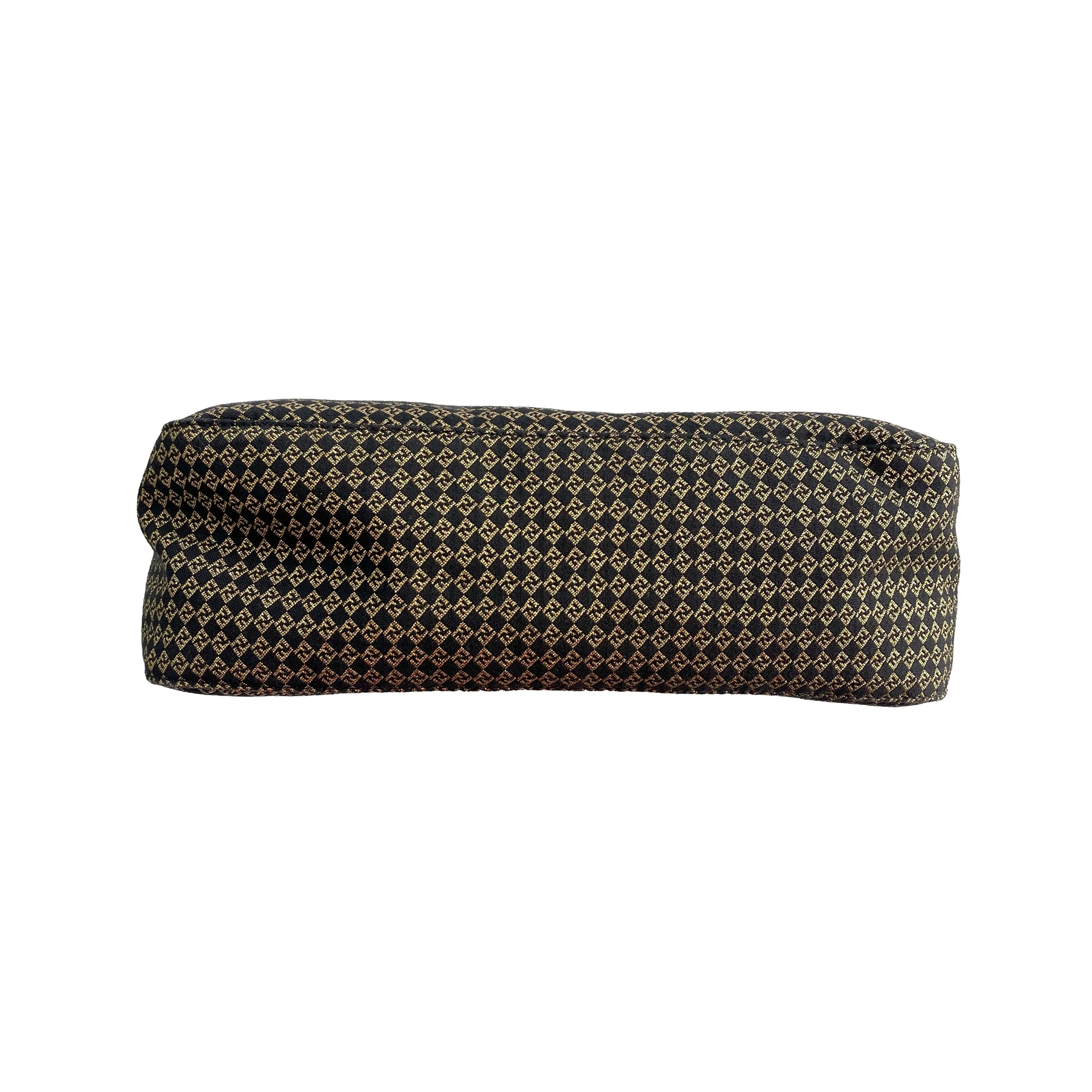 Fendi Gold Logo Baguette