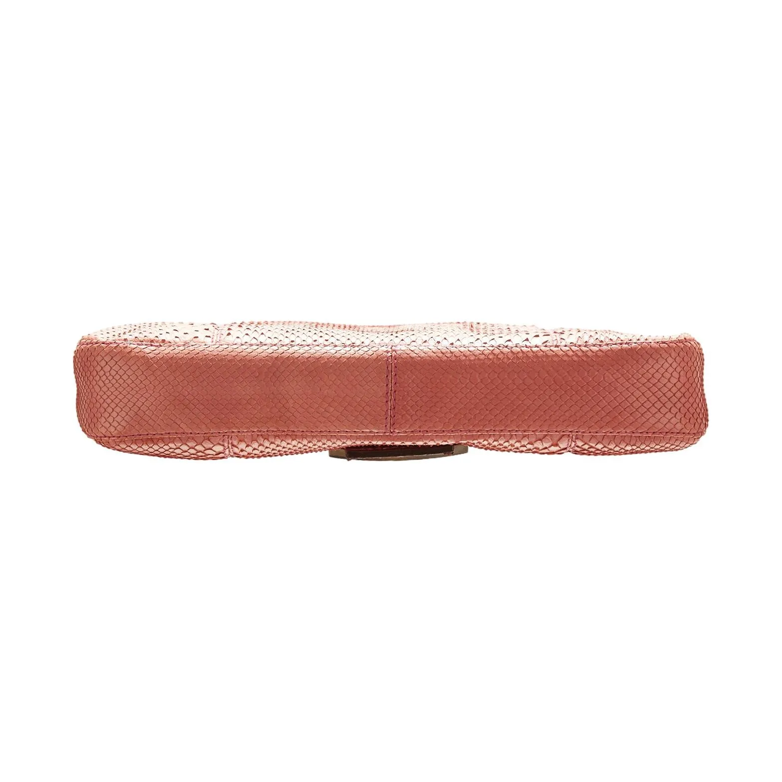 Fendi Pink Snakeskin Baguette