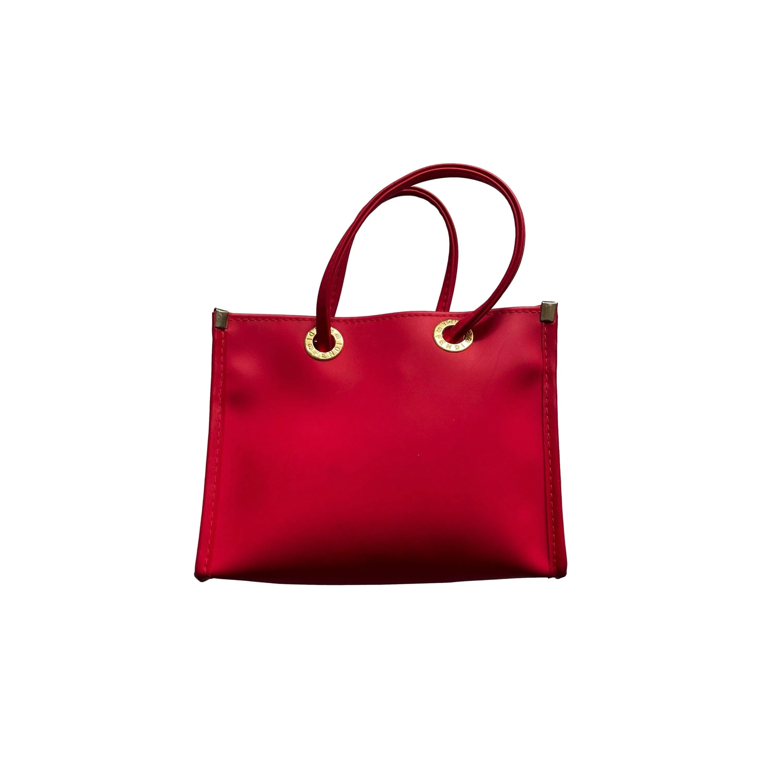 Fendi Red Micro Top Handle Bag
