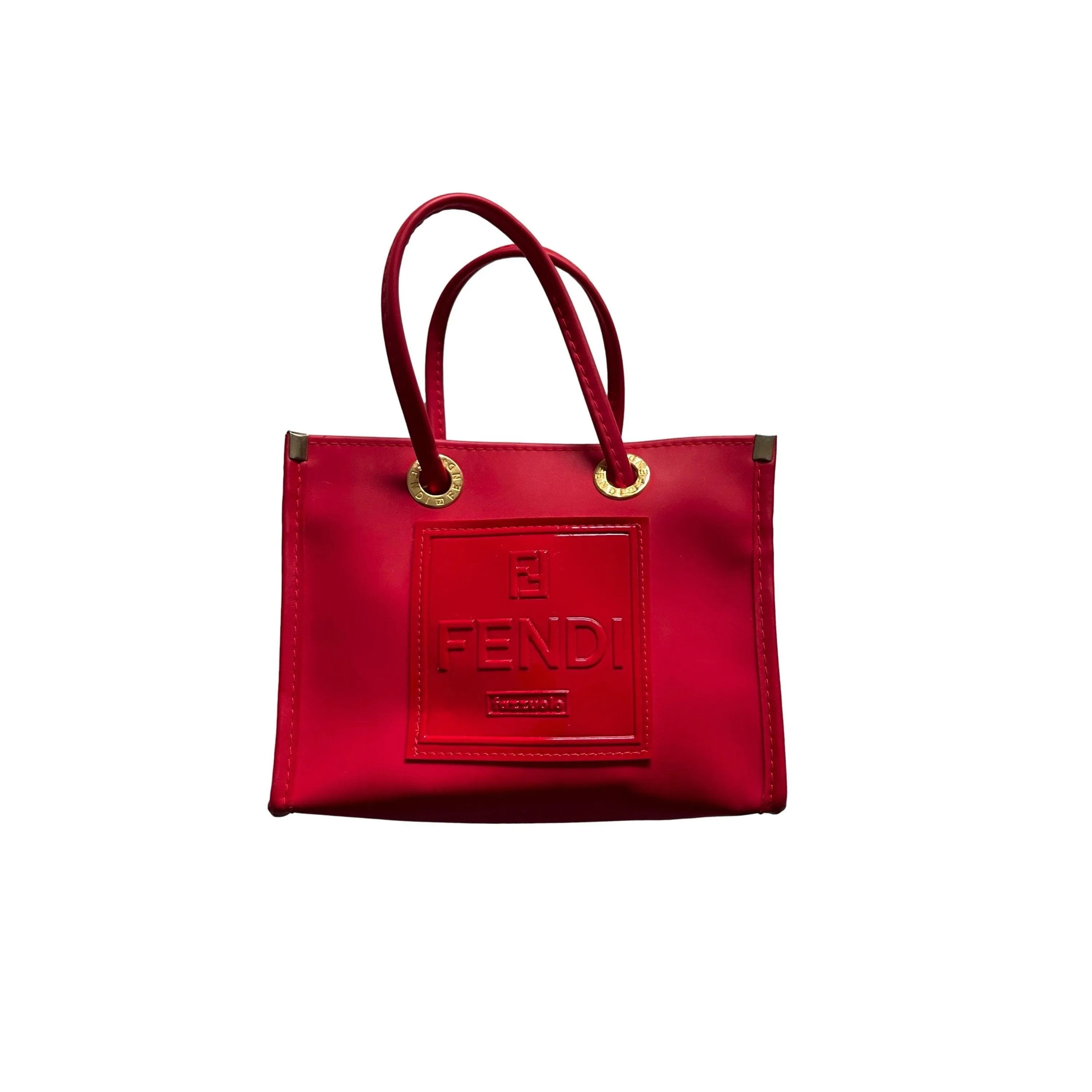 Fendi Red Micro Top Handle Bag
