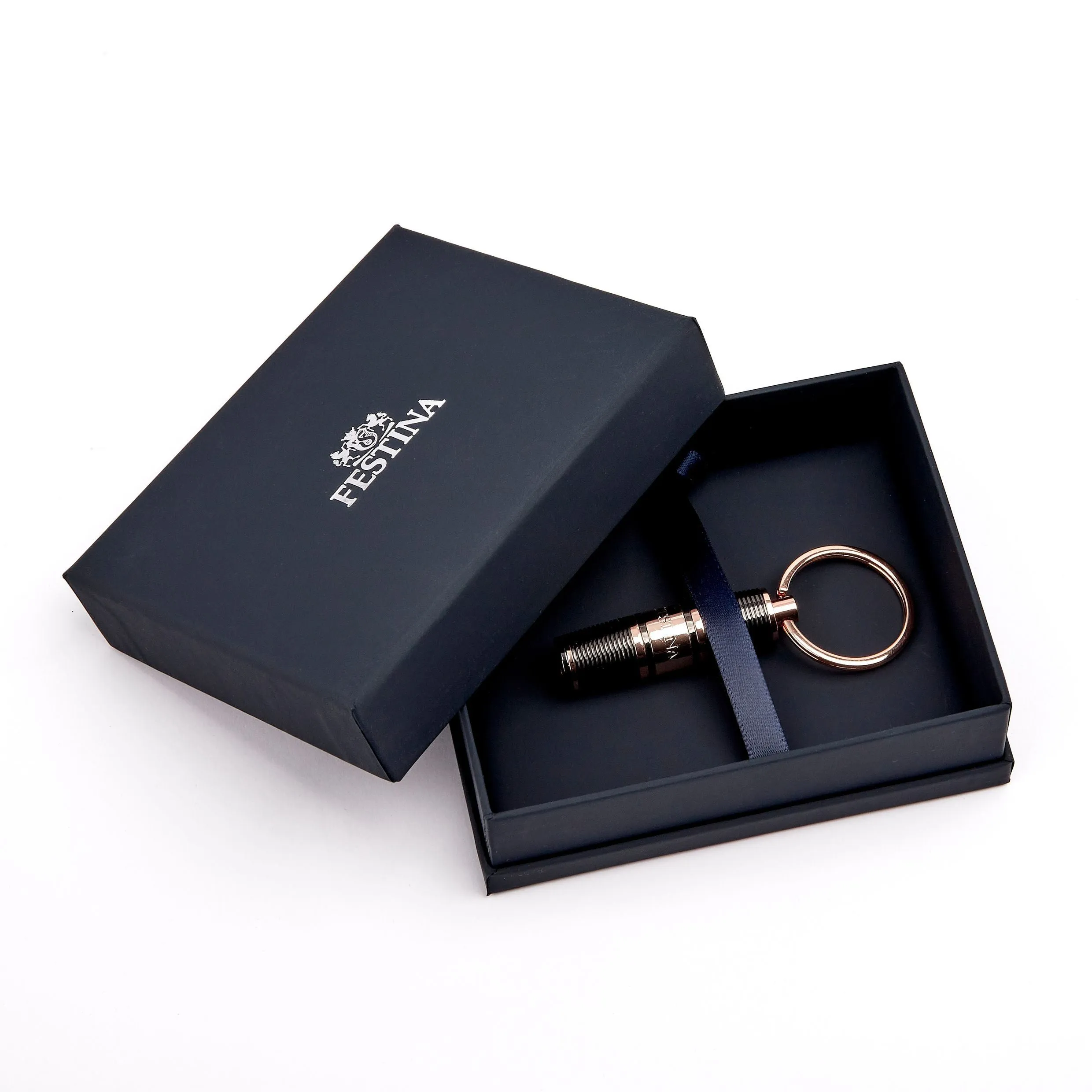 FESTINA FAK470D - Key ring Bold Stripe Gun & Rosegold