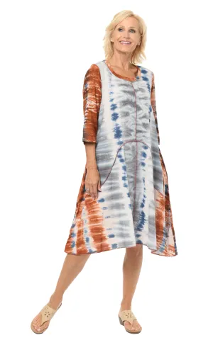 FINAL SALE CV366 Alba Dress in Havana*