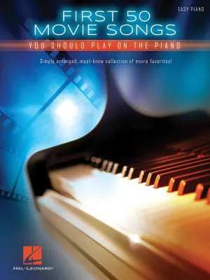 First 50 Movie Songs Easy Piano